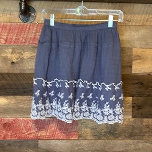Abercrombie & Fitch embroidered skirt
